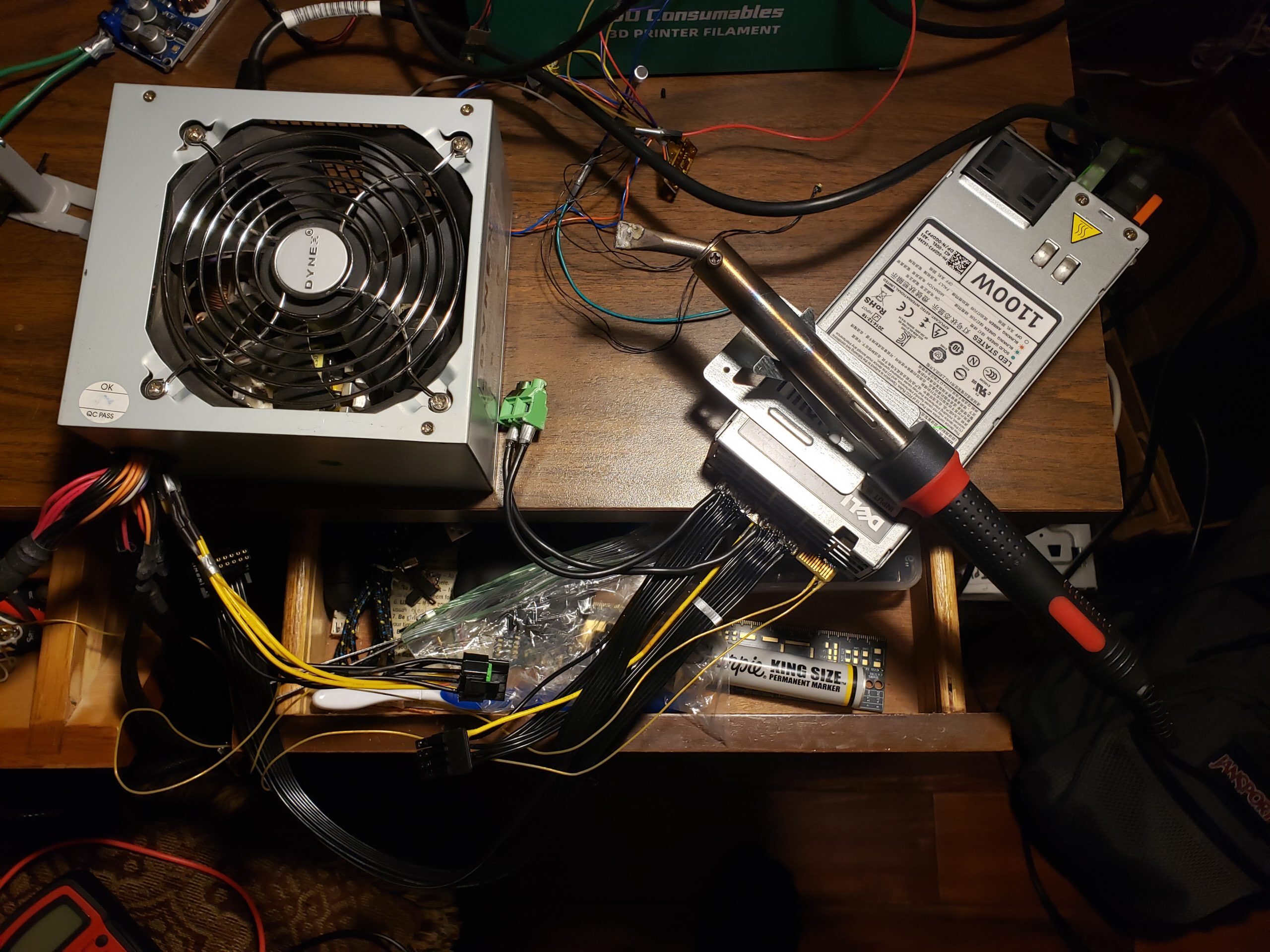 Breaking out the 100W soldering iron