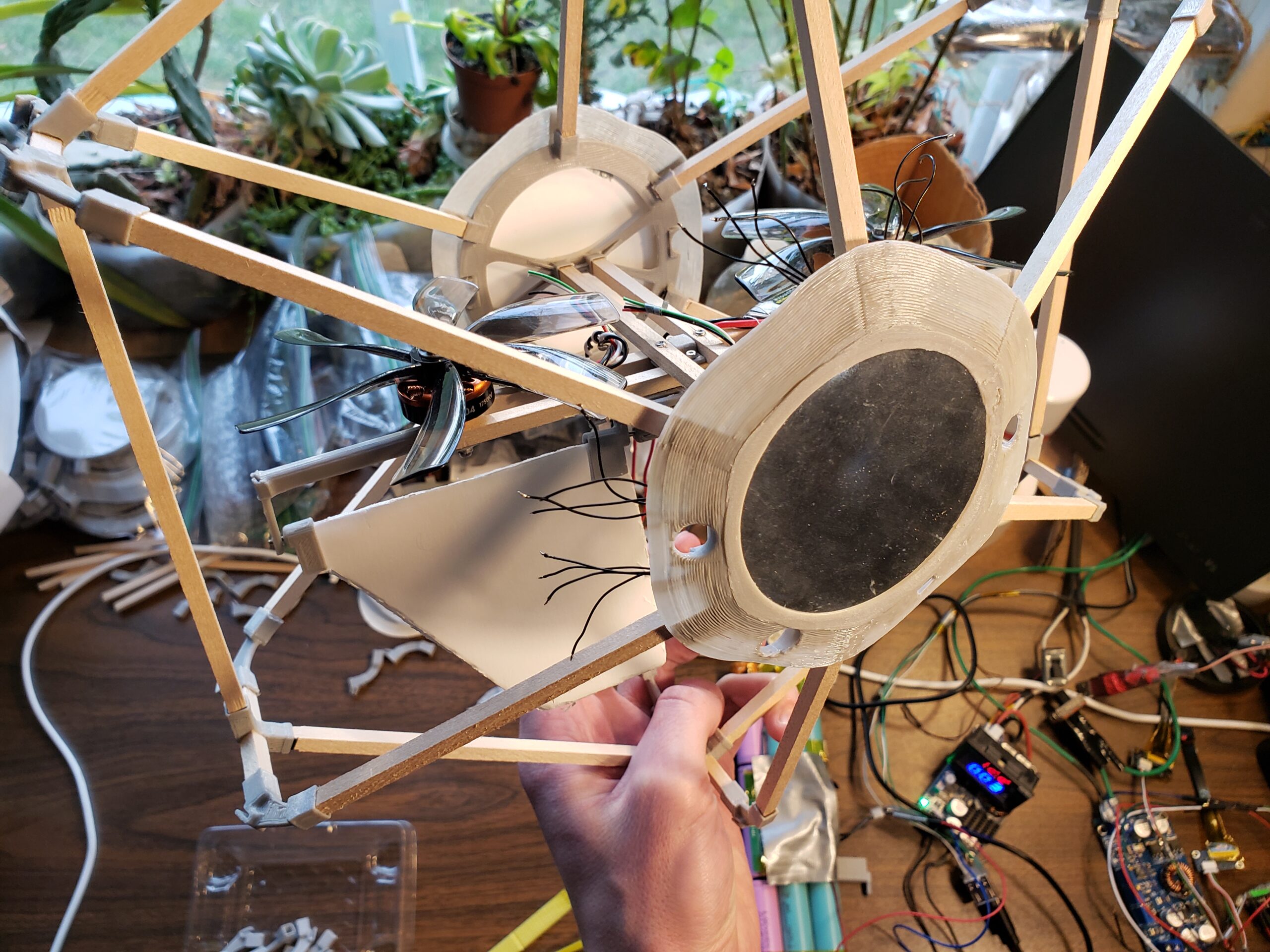 Installing the thrust assembly