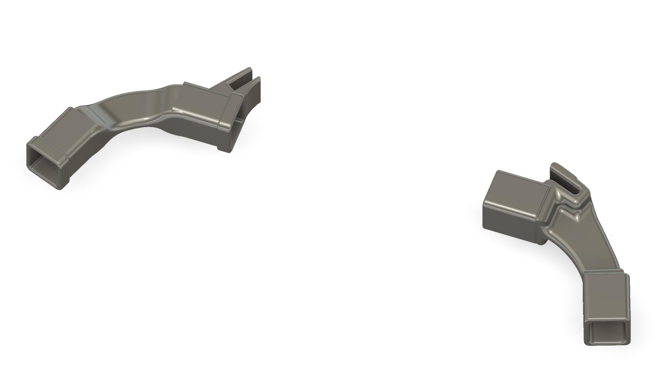 Corrected and reinforced elbow